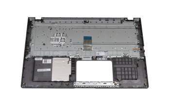 Clavier incl. topcase DE (allemand) noir/gris original pour Asus VivoBook 15 F509UA