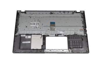 Clavier incl. topcase DE (allemand) noir/gris original pour Asus VivoBook 15 X509UA
