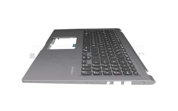 Clavier incl. topcase DE (allemand) noir/gris original pour Asus VivoBook 15 X515EA
