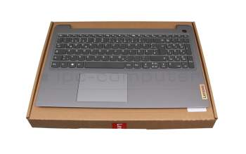 Clavier incl. topcase DE (allemand) noir/gris original pour Lenovo IdeaPad 3-15ADA6 (82KR)