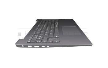 Clavier incl. topcase DE (allemand) noir/gris original pour Lenovo IdeaPad 3-15ADA6 (82KR)