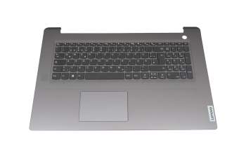 Clavier incl. topcase DE (allemand) noir/gris original pour Lenovo IdeaPad 3-17ADA6 (82KS)