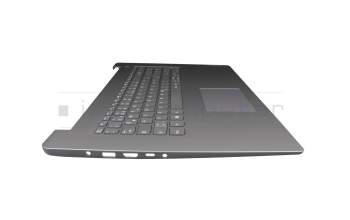 Clavier incl. topcase DE (allemand) noir/gris original pour Lenovo IdeaPad 3-17ADA6 (82KS)