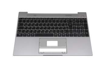 Clavier incl. topcase DE (allemand) noir/gris original pour Medion Akoya E15301/E15302 (NS15AP)