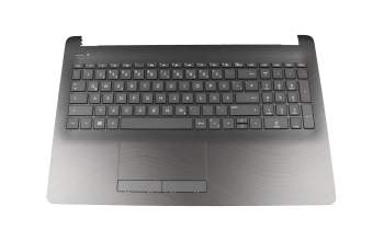 Clavier incl. topcase DE (allemand) noir/noir (Arbre) original pour HP 15-bw000