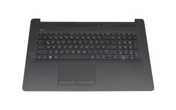 Clavier incl. topcase DE (allemand) noir/noir (TP/sans DVD) pour HP 17-ca1000