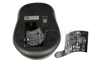 Clavier incl. topcase DE (allemand) noir/noir (sans fil), souris et piles incluses original pour Acer Aspire (C24-1300)