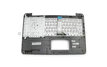 Clavier incl. topcase DE (allemand) noir/noir avec motif alvéolé original pour Asus F555LJ