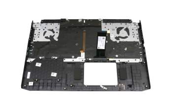 Clavier incl. topcase DE (allemand) noir/noir avec rétro-éclairage (GTX 1660/RTX 2060) original pour Acer Nitro 5 (AN517-52)