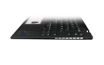 Clavier incl. topcase DE (allemand) noir/noir avec rétro-éclairage et mouse stick original pour Lenovo ThinkPad X1 Nano Gen 2 (21E8/21E9)