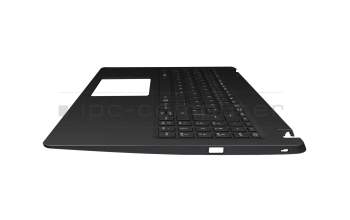 Clavier incl. topcase DE (allemand) noir/noir avec rétro-éclairage original pour Acer Aspire 5 (A515-43)