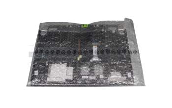 Clavier incl. topcase DE (allemand) noir/noir avec rétro-éclairage original pour Acer Nitro 5 (AN515-46)