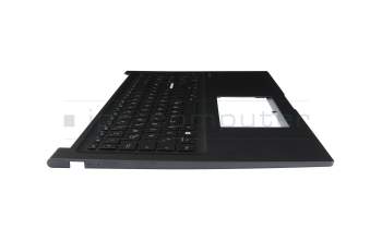 Clavier incl. topcase DE (allemand) noir/noir avec rétro-éclairage original pour Asus F1704VA