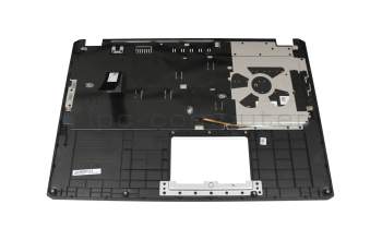 Clavier incl. topcase DE (allemand) noir/noir avec rétro-éclairage original pour Asus M570DD