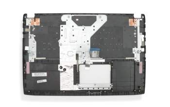 Clavier incl. topcase DE (allemand) noir/noir avec rétro-éclairage original pour Asus ROG Strix GL702ZC