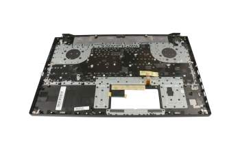 Clavier incl. topcase DE (allemand) noir/noir avec rétro-éclairage original pour Asus ROG Zephyrus M GM501GM