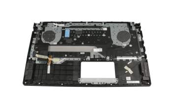 Clavier incl. topcase DE (allemand) noir/noir avec rétro-éclairage original pour Asus TUF FX503VD