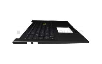 Clavier incl. topcase DE (allemand) noir/noir avec rétro-éclairage original pour Asus VivoBook 15 S513IA