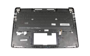 Clavier incl. topcase DE (allemand) noir/noir avec rétro-éclairage original pour Asus ZenBook Pro 15 UX580GE