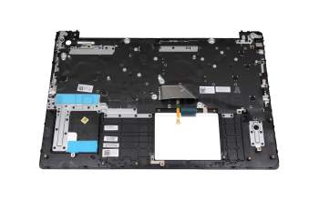 Clavier incl. topcase DE (allemand) noir/noir avec rétro-éclairage original pour Dell G3 15 (3579)