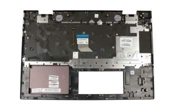 Clavier incl. topcase DE (allemand) noir/noir avec rétro-éclairage original pour HP Envy x360 15-cn0100