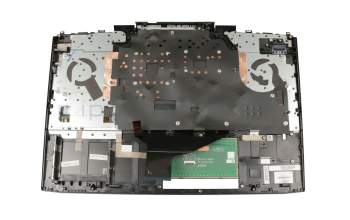 Clavier incl. topcase DE (allemand) noir/noir avec rétro-éclairage original pour HP Omen 15-dc0000