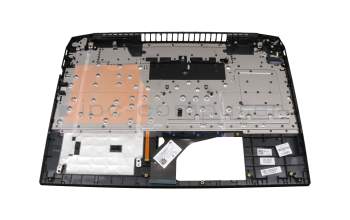 Clavier incl. topcase DE (allemand) noir/noir avec rétro-éclairage original pour HP Pavilion Gaming 15-ec2000