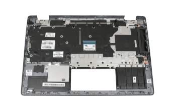 Clavier incl. topcase DE (allemand) noir/noir avec rétro-éclairage original pour HP Pavilion x360 14-dh0200