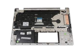 Clavier incl. topcase DE (allemand) noir/noir avec rétro-éclairage original pour HP Pavilion x360 15-dq0000