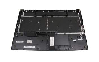 Clavier incl. topcase DE (allemand) noir/noir avec rétro-éclairage original pour MSI GL75 Leopard 10SFR/10SDK/10SDR (MS-17E7)
