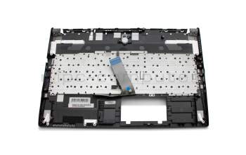Clavier incl. topcase DE (allemand) noir/noir avec rétro-éclairage original pour MSI WS60 6QJ/6QI/6QH/7RJ (MS-16H8)
