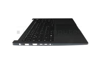 Clavier incl. topcase DE (allemand) noir/noir avec rétro-éclairage original pour Medion S10 X31M (S16431)