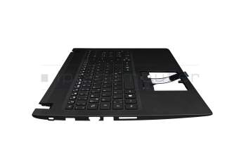 Clavier incl. topcase DE (allemand) noir/noir original pour Acer Aspire 3 (A315-32)