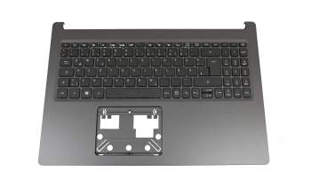 Clavier incl. topcase DE (allemand) noir/noir original pour Acer Aspire 3 (A315-57G)