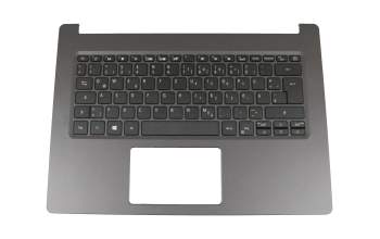 Clavier incl. topcase DE (allemand) noir/noir original pour Acer Aspire 5 (A514-52)