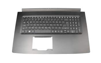 Clavier incl. topcase DE (allemand) noir/noir original pour Acer Aspire 5 Pro (A517-51P)