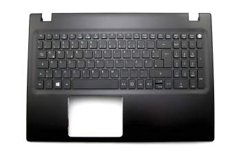 Clavier incl. topcase DE (allemand) noir/noir original pour Acer Aspire F15 (F5-571G)