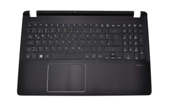 Clavier incl. topcase DE (allemand) noir/noir original pour Acer Aspire V5-573PG