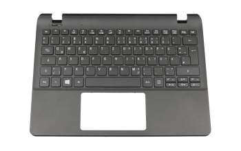 Clavier incl. topcase DE (allemand) noir/noir original pour Acer TravelMate B1 (TMB116-M)