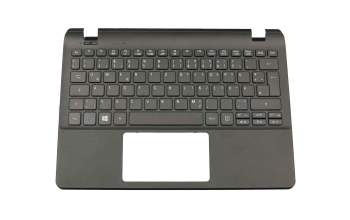 Clavier incl. topcase DE (allemand) noir/noir original pour Acer TravelMate B1 (TMB116-MP)