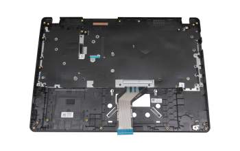 Clavier incl. topcase DE (allemand) noir/noir original pour Acer TravelMate P2 (TMP214-53)