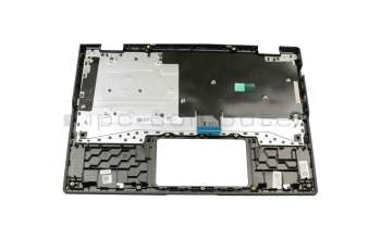 Clavier incl. topcase DE (allemand) noir/noir original pour Acer TravelMate Spin B1 (TMB118-RN)