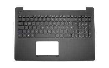 Clavier incl. topcase DE (allemand) noir/noir original pour Asus F553MA