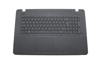 Clavier incl. topcase DE (allemand) noir/noir original pour Asus F751LJ