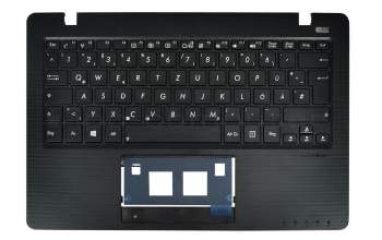 Clavier incl. topcase DE (allemand) noir/noir original pour Asus R202CA