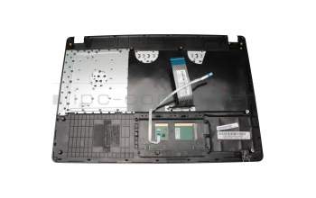 Clavier incl. topcase DE (allemand) noir/noir original pour Asus R411MA