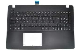 Clavier incl. topcase DE (allemand) noir/noir original pour Asus X550LN