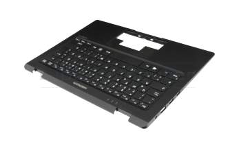 Clavier incl. topcase DE (allemand) noir/noir original pour Emdoor YS11G