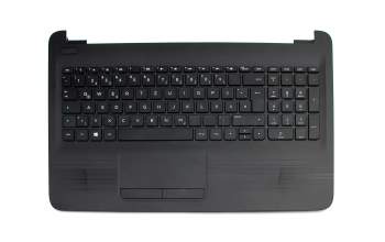 Clavier incl. topcase DE (allemand) noir/noir original pour HP 15-ay000