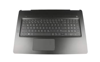 Clavier incl. topcase DE (allemand) noir/noir original pour HP 17-bs100